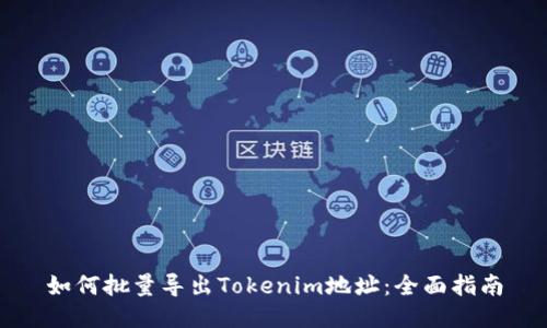 如何批量导出Tokenim地址：全面指南